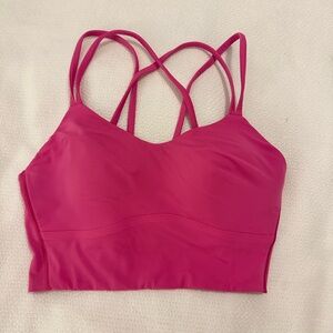 Lululemon Athletica Fuchsia Strappy Sports Bra